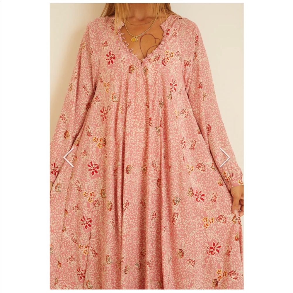 Natalie Martin Silk Fiore Dress - L